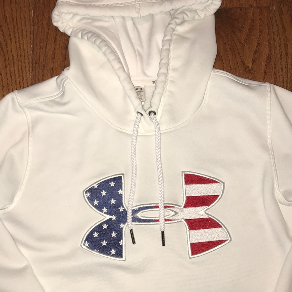 American Flag Under Armour Hoodie